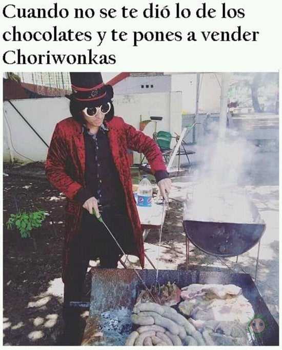 Ya no más chocos con WIlly Wonka