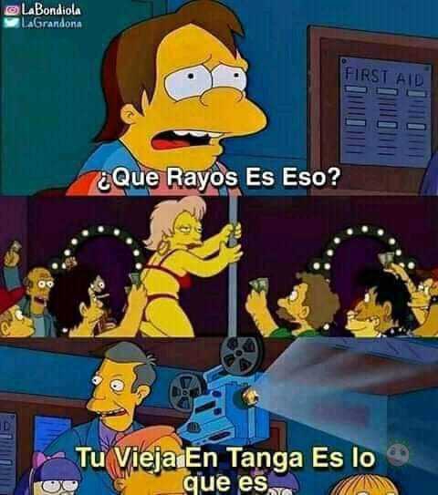 Tu vieja en tanga